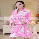 Floral Flannel Fleece Robe thumbnail-4