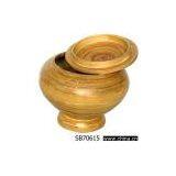 Round Spun Bamboo Box thumbnail-1