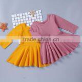 B22617A Europe Children Cotton Pleated Princess Dress thumbnail-1