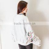 B22676A Korea Fashion Women Baseball Uniform Coat Embroidered Jacket Windbreaker Jacket thumbnail-4