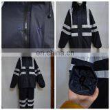190T Polyester Pongee Raincoat With Prismatic Reflective Strips thumbnail-5