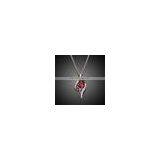 New Arrival Jewelry Rhinestone Silver Necklace Special Designs for Party thumbnail-1