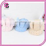 Hot selling cute baby caps baby cotton peaked hats