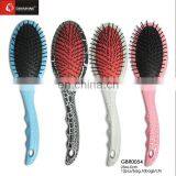 Hairdresser Used Paddle Hair Brush Plastic Round Paddle Cushion Hair Brush thumbnail-1