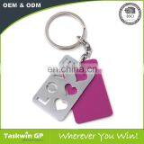Cheap Custom Rectangle Keychain for Promotional Gifts