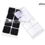 Square adhesive hook and loop tape with release liner, magic tape patch back with hot melt