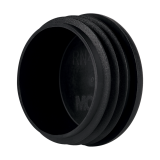 MOCAP LDPE Black Round Decorative Pipe End Cap thumbnail-2