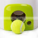 Nontoxic Interactive Training Reward Machine Smart Pet Dog Food Spiller Tennis Ball Feeder Toy thumbnail-6