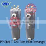 WHC-10.0EC Titanium Tube PVC Shell Heat Exchanger Price thumbnail-3
