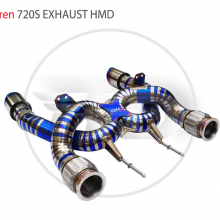 Titanium alloy exhaust exhaust manifold Downpipe is suitable for McLaren 570S 650 720S 750S MP4 auto modification parts valve whatsapp008613189999301