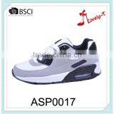 New Arrival Ladies Women Comfortable Breathable High Heel and High Ankle Lace up pu and Suede Running Sport Shoes thumbnail-1