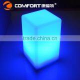 Recharging Colorful Battery Operated Square Led Table Lamp for Bar thumbnail-3