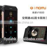 OINOM V1600 IP68 Waterproof Phone 4.7inch Android 5.1 4G LTE 2GB RAM Quad Core Rugged Smart Phone. thumbnail-1