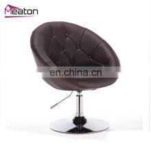 New Leather Adjustable Hydraulic Fashion Design Round Chaise Lounge Egg Chair thumbnail-1