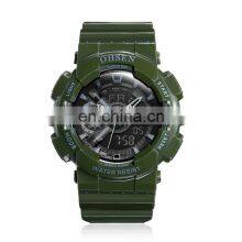 OHSEN AD1803 Men's Fashion Colorful Plastic Analog Digital Quartz Movement Watch thumbnail-5