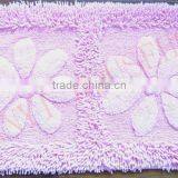 Floral Design Bath Mats Chenille Bath Mat
