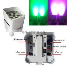 Wireless Battery Powered LED Uplight 6*18W RGBWA Disco LED Mini PAR Uplight thumbnail-4