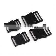 Low MOQ Dog Collar Buckle Classic Black Metal Side Quick Release Buckle Dog Collar Buckle thumbnail-1