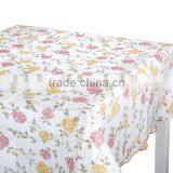 Wholesale Home Flanno Table Cloth Square Table Floral Print Tablecloth thumbnail-2