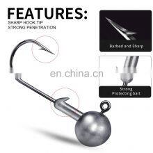 New 1g 1.5g 2g 2.5g 3.5g 5g 7g 10g 14g 20g 30g Fishing Hook Lead Jig Lure Hard Baits Soft Worm Fishing Hooks thumbnail-2