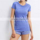 2016 Breathable Trainning Nude Pink t Shirt thumbnail-2