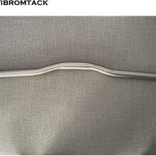 Titanium Handle Bar for Brompton Bicycle 7° Riser 25.4mm Can Fit w3 Sixty Folding Bike Lightweight (TITANIUM COLOR, 560) thumbnail-3