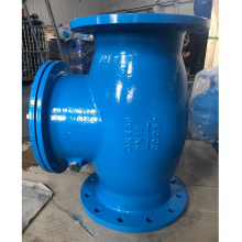 ANSI B16.10 GGG40 Flange Resilient Swing Check Valve Pn16 DI Check Valve Water Check Valves for Pumps thumbnail-5
