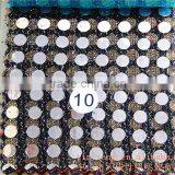 American Knit With 6mm Spangle Polka Dot Mesh Fabric thumbnail-1
