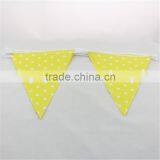 Professional Party Supplier Dotted Paper Flags for Baby Shower thumbnail-6