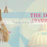 New Design Wood Pendant Lamp for Shop or Cafe JK-8005B-12 LED Pendant Light