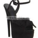 2015 Black Heels Sexy Guangzhou Wholesale Sandal Platform Shoes Ladies Sandals thumbnail-1