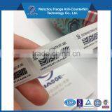 Scratch off Anti Fake Sticker,anti-theft Adhesive Sticker