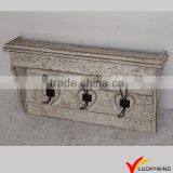 Farm Shabby Chic Hanging Wood Shelf Hook thumbnail-2