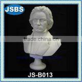 White Natural Stone Beethoven Head Bust Sculpture thumbnail-1