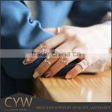 CYW South Korean Style Girl Ring Fashion Christmas Present Girl Jewelry S925 Silver Ring Set thumbnail-1