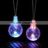 Disco Prism Ball LED Multicolor Pendant Necklace