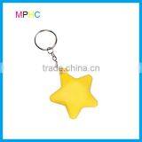 Promotional Anti Stress Toy Ball Star Shaped Squeeze Ball Keychain thumbnail-2