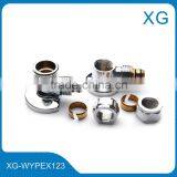 Male Female Elbow With Plate/Press Screw Fittings for Multilayer Pipes thumbnail-1