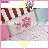 100%Cotton Crib Bedding Happy Birds Baby Girl Bedding Set thumbnail-4