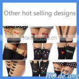 Hogift 2016 Hot Selling Japanese Harajuku Stitching Stockings Pantyhose Girls Tattoo Stockings thumbnail-1