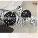 Analog Couple Watches Full Stainless Steel Case and Band Couple Watches thumbnail-2