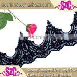 X0200-16(0.9) Evening Dress Black Embroidery Polyester Lace Trims Cording Applique thumbnail-1
