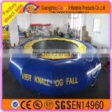 Blue Inflatable Water Trampoline Jumping Bed For Kids thumbnail-2