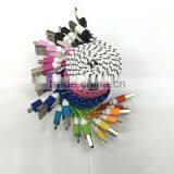 Colorful Micro Braided Usb Data Cable for v8 Usb Charging Flat Micro Usb Cable for Samsung thumbnail-2