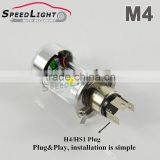 Upgrade 12V 20W 2000LM LED Motorcycle H4 2016 Hi Low Beam With Cooling Fan