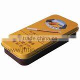 High Quality Small Rectangular Cigar Box Cheap Price Gift Tin Box With Hinge