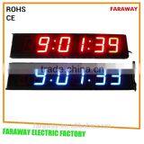 Infared Remote 3"/4"led Digital Wall Clock With Countup/down Fucntion for Airport, Railway Station,busstation