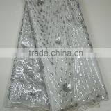 Red Wedding Dress Making Lace Lastest Style Korea Silk Lace Fabric New Sample With Sequins thumbnail-6