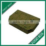 FOOD GRADE DISPOSABLE CORRUGATED FOOD TAKE AWAY BOX FOR PIZZA WITH PRINT thumbnail-5