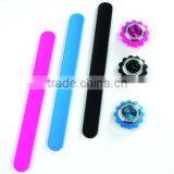 China Factory Wholesale Flower Shape Silicone Quartz Slap Watch for Kids